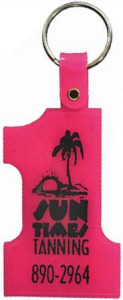 Promotional Key Chains: Number One Shaped Key Tags